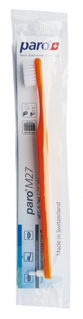Купить paro® M27 Детская зубная щетка, средней жесткости (в целлофановой упаковке)