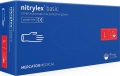 Купить Рукавички нітрилові NITRYLEX Basic, неопудрені, діагностичні, сині, розмір L, 100 шт. (50 пар)