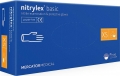Купить Рукавички нітрилові NITRYLEX Basic, неопудрені, діагностичні, сині, розмір XS, 100 шт. (50 пар)