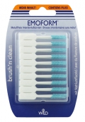 Купить EMOFORM Bruh’n clean Безметалловые межзубные щетки с фторидом натрия, 50 шт.
