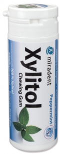 Купить Жевательная резинка Miradent® Xylitol Chewing Gum, Pepermint (перечная мята), 30 шт.