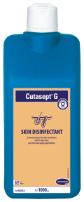 Купить Cutasept G Окрашенный антисептик для кожи, на основе пропана, 1 л
