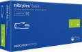 Купить Рукавички нітрилові NITRYLEX Basic, неопудрені, діагностичні, сині, розмір S, 100 шт. (50 пар)