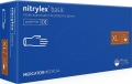 Купить Рукавички нітрилові NITRYLEX Basic, неопудрені, діагностичні, сині, розмір XL, 100 шт. (50 пар)