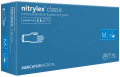 Купить Перчатки нитриловые NITRYLEX Classic, неопудренные, диагностические, синие, размер M, 100 шт. (50 пар)