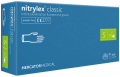 Купить Перчатки нитриловые NITRYLEX Classic, неопудренные, диагностические, синие, размер S, 100 шт. (50 пар)