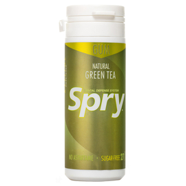 Spry Натуральная жевательная резинка с зеленым чаем и ксилитом, 27 шт.