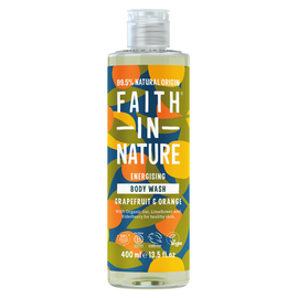 Faith in Nature Натуральний гель для душу з грейпфрутом і апельсином, 400 мл
