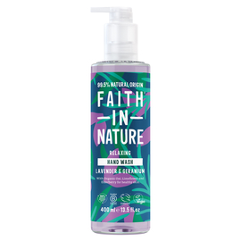 Faith in Nature Натуральное жидкое мыло для рук с лавандой и геранью, 400 мл