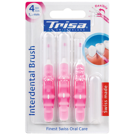 TRISA Flexible Міжзубні щітки, ISO 4 (1,3 мм), 3 шт.