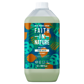 Faith in Nature Натуральное жидкое мыло для рук с кокосом, 5 л