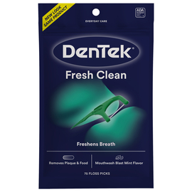 DenTek Освежающее очищение Флосс-зубочистки, 75 шт.