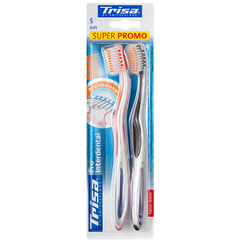 TRISA Pro Interdental Зубная щетка, с защитным колпачком, мягкая, 2 шт.