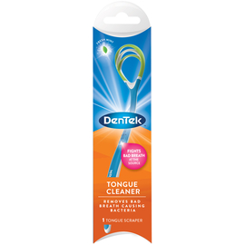 DenTek Комфортное очищение Очиститель языка, Цвет: Голубой