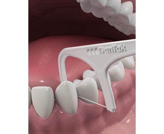 DenTek Комплексное очищение Флосс-зубочистки, 75 шт., изображение 4