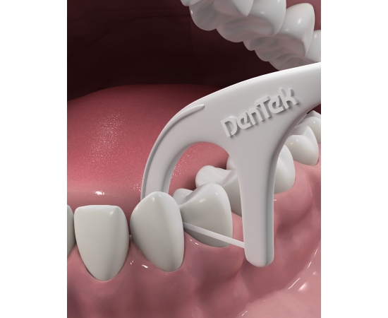 DenTek Комфортное очищение Флосс-зубочистки, 3 шт., изображение 3