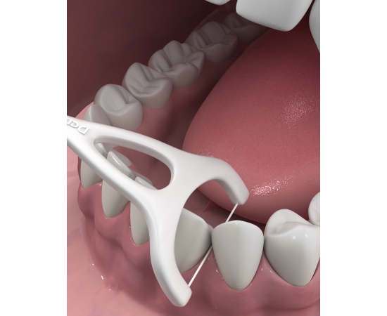 DenTek Комплексне очищення Задні Зуби Флосc-зубочистки, 3 шт., зображення 2
