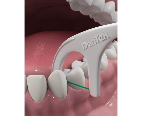 DenTek Потрійне очищення Флос-зубочистки, 75 шт., зображення 5