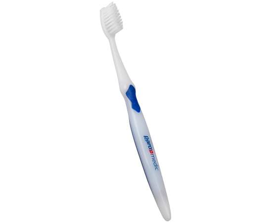 paro® medic Зубная щетка, шелковисто-мягкая, с коническими щетинками, Цвет: Синий