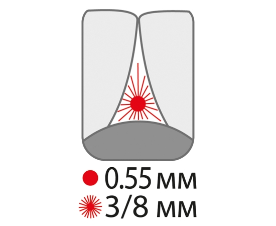 paro® flexi grip Міжзубні щітки, середні, конічні, Ø 3.0/8.0 мм, 48 шт.