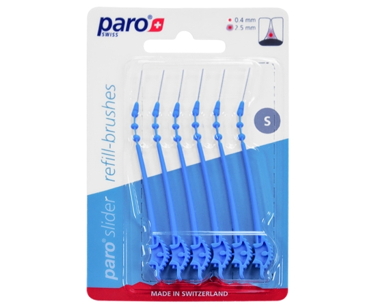 paro® slider Сменные межзубные щетки, размер S, 6 шт.