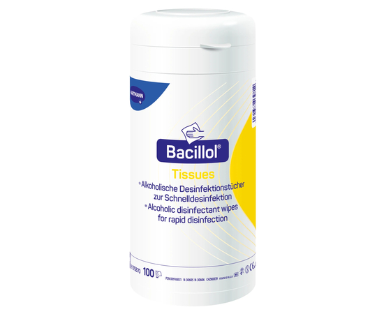 Bacillol Tissues Салфетки для быстрой дезинфекции, на спиртовой основе, 100 шт.