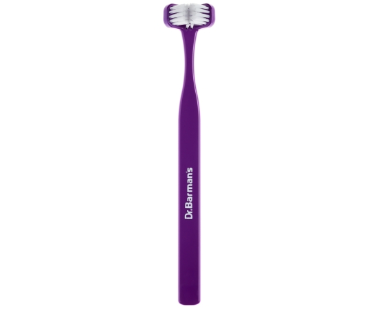 Dr. Barman's Superbrush Regular Трехсторонняя зубная щетка, стандартная, Цвет: Салатовый, изображение 4
