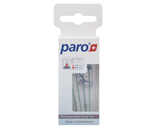 paro® isola long Довгі міжзубні щітки, середні, конічні, Ø 4.0/9.0 мм, 5 шт.