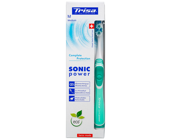 TRISA Sonicpower Complete Protection Звукова зубна щітка, середньої жорсткості, зображення 11