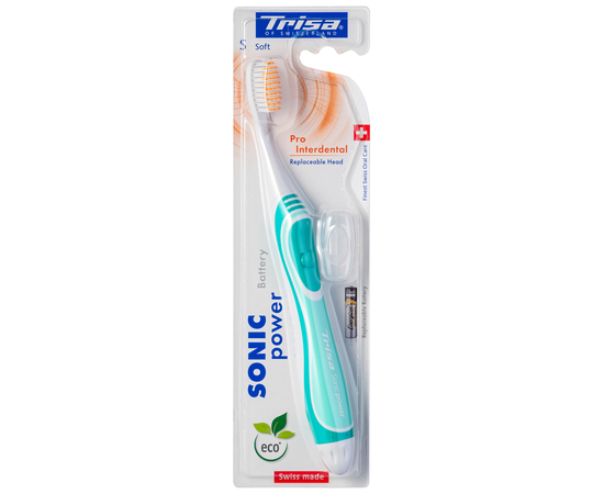TRISA Sonicpower Battery Pro Interdental Звукова зубна щітка, м'яка, зображення 11