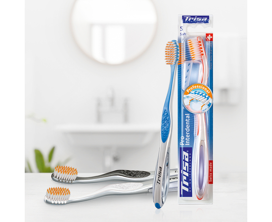 TRISA Pro Interdental Зубная щетка, с защитным колпачком, мягкая, изображение 11