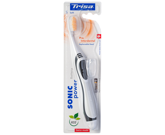 TRISA Sonicpower Battery Pro Interdental Звукова зубна щітка, м'яка, зображення 13