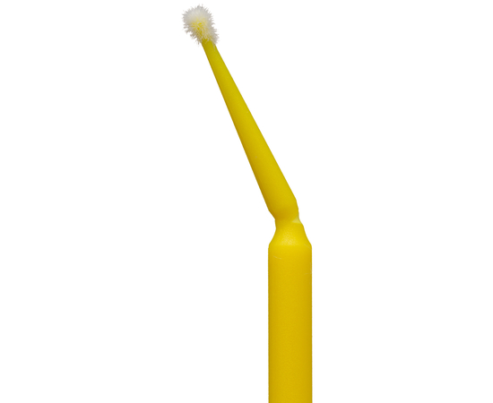 Dochem Микроаппликаторы тонкие, 1.5 мм, 100 шт., желтые, изображение 2