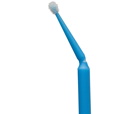 Dochem Мікроаплікатори тонкі, 1.5 мм, 100 шт., сині, зображення 2