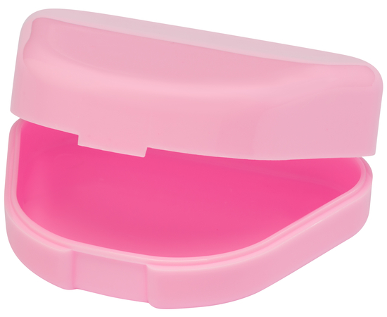 Dochem Футляр для ортодонтичних ретейнерів (кап), рожевий, зображення 2