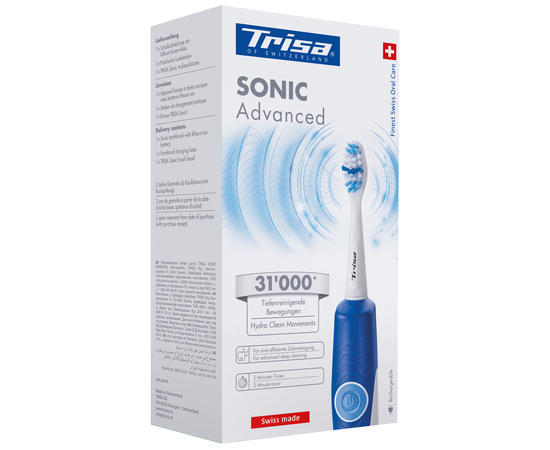 TRISA Sonic Advanced Звукова зубна щітка, зображення 2