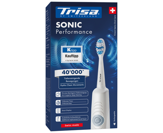 TRISA Sonic Performance Звукова зубна щітка, зображення 2