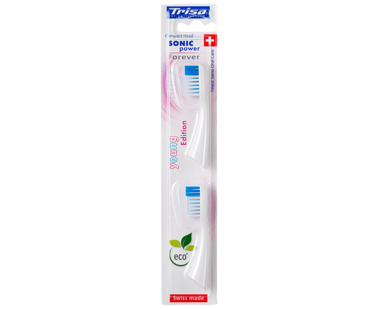 TRISA Sonicpower Young Edition Змінні насадки, 2 шт., зображення 2