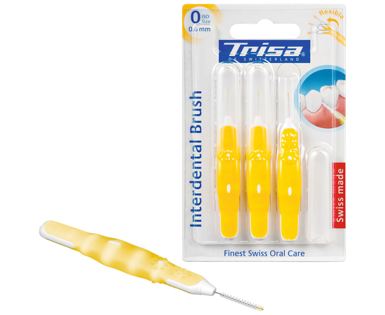 TRISA Flexible Межзубные щетки, ISO 0 (0,6 мм), 3 шт., изображение 2