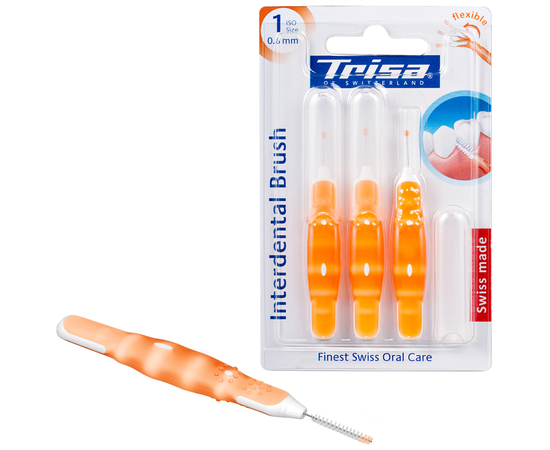 TRISA Flexible Межзубные щетки, ISO 1 (0,8 мм), 3 шт., изображение 2