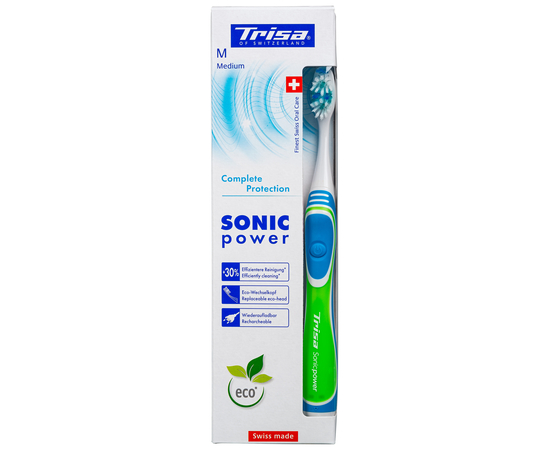 TRISA Sonicpower Complete Protection Звукова зубна щітка, середньої жорсткості, зображення 3