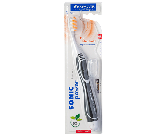 TRISA Sonicpower Battery Pro Interdental Звукова зубна щітка, м'яка, зображення 3