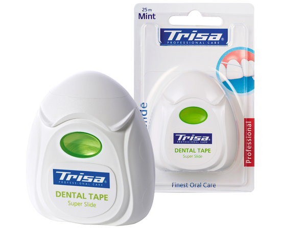 TRISA Super Slide Зубная лента, с мятой и ксилитом, 25 м, изображение 3