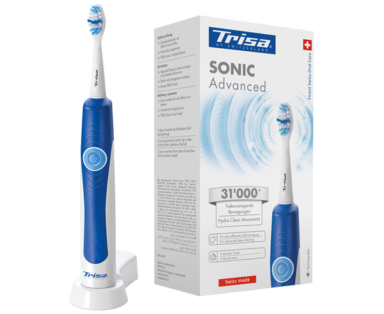 TRISA Sonic Advanced Звукова зубна щітка, зображення 3