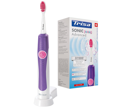 TRISA Sonic Advanced Young Звукова зубна щітка, 6+ років, зображення 4