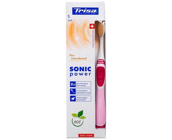 TRISA Sonicpower Pro Interdental Звуковая зубная щетка, мягкая, изображение 5