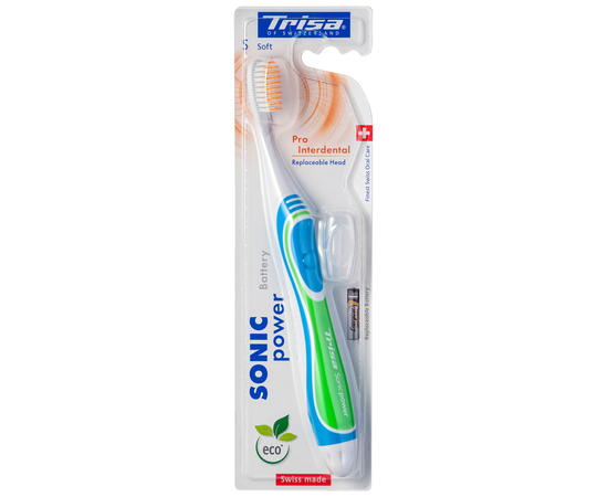 TRISA Sonicpower Battery Pro Interdental Звукова зубна щітка, м'яка, зображення 5
