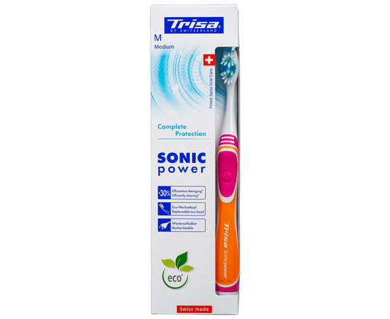 TRISA Sonicpower Complete Protection Звукова зубна щітка, середньої жорсткості, зображення 7