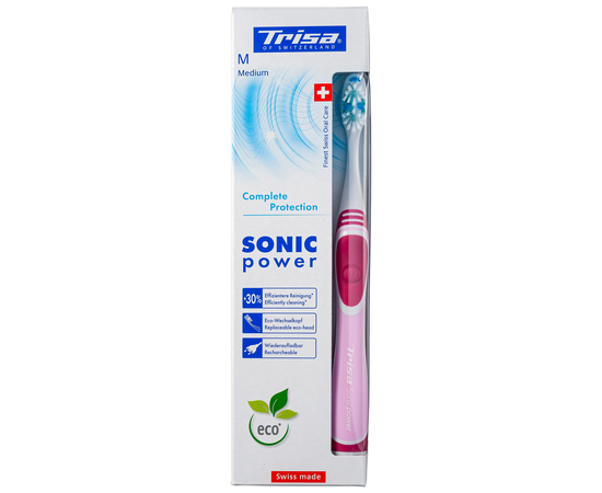 TRISA Sonicpower Complete Protection Звукова зубна щітка, середньої жорсткості, зображення 9