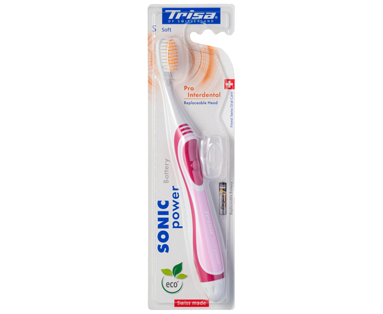 TRISA Sonicpower Battery Pro Interdental Звукова зубна щітка, м'яка, зображення 9